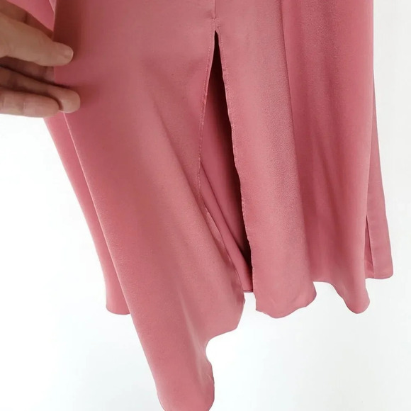 The Labera Cocktail Dress Womens Size Small Rose Gold Long Sleeve Party Summer - Picture 12 of 16